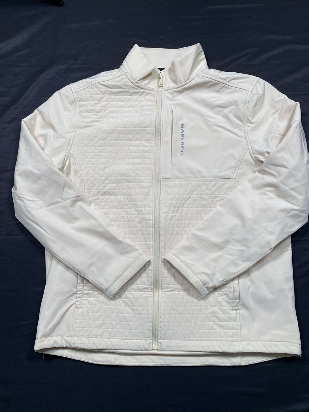 MAELREG BOMBER JACKET Women's Crème Quilted Zip Jacket
